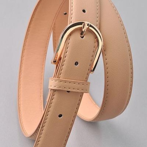 Basic Taupe Belt - Picture 3 of 4